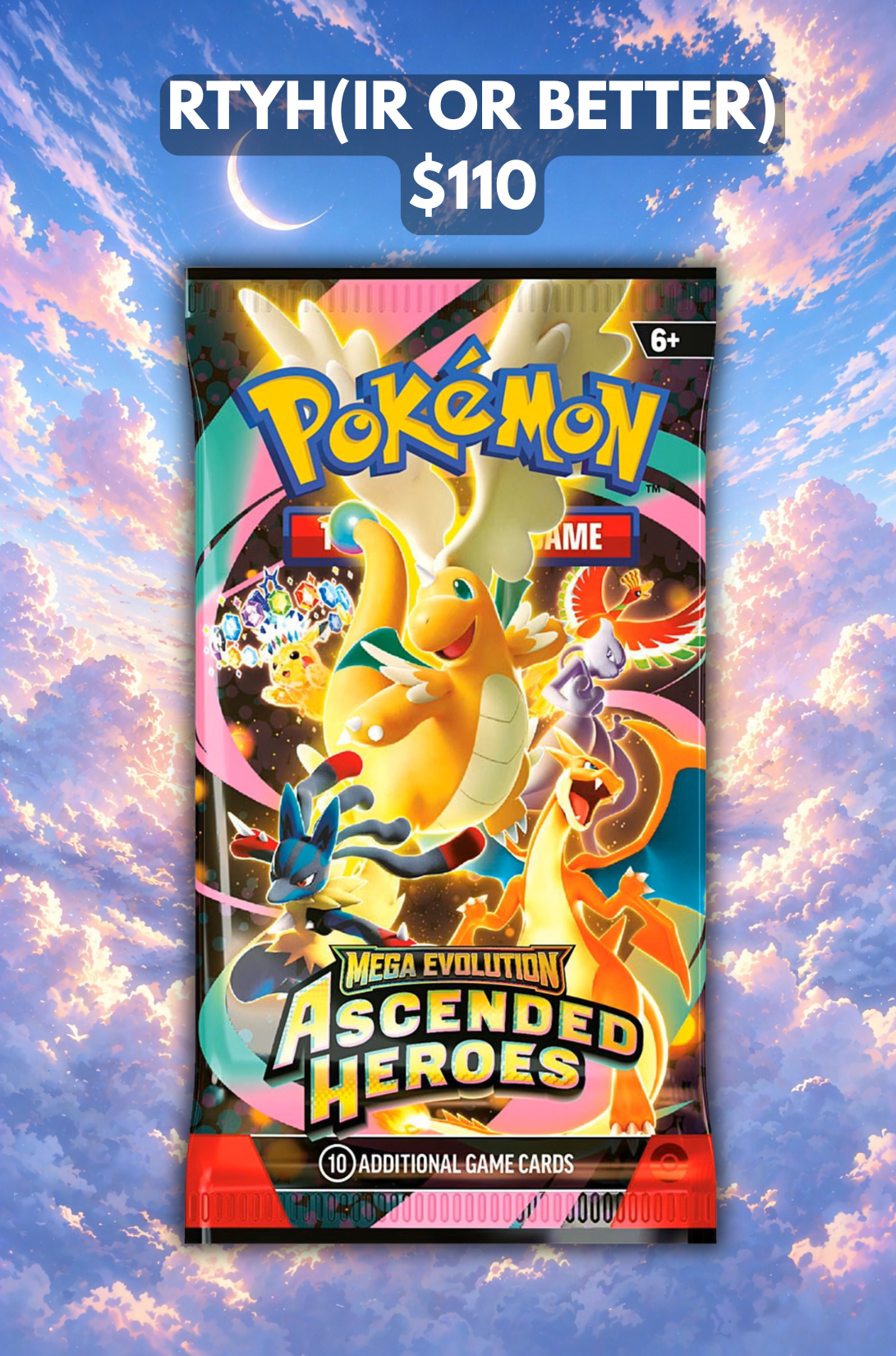 Mega Evolution Ascended Heroes - RTYH (IR OR BETTER)